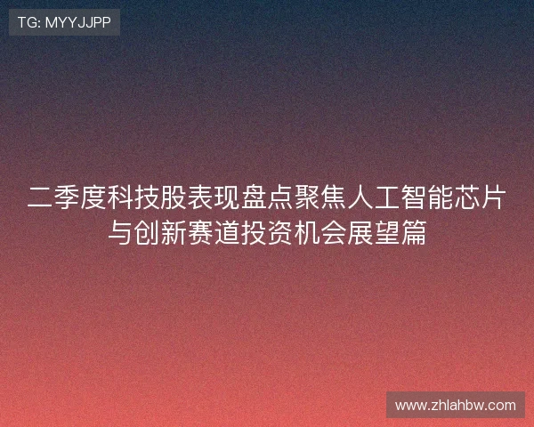 二季度科技股表现盘点聚焦人工智能芯片与创新赛道投资机会展望篇 二季度科技股表现盘点聚焦人工智能芯片与创新赛道投资机会展望篇